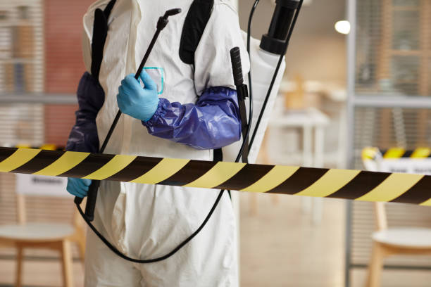 Professional Biohazard Cleanup technician working in Marion, IN
